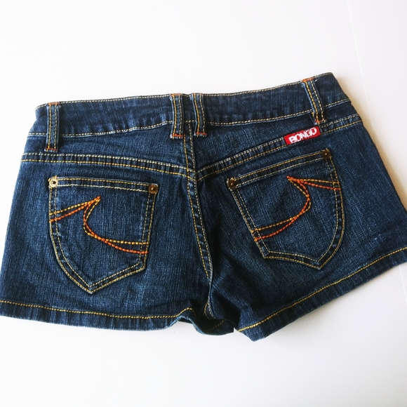 😍 BONGO Women's/Juniors VTG Jean Denim Blue Short - Picture 6 of 8